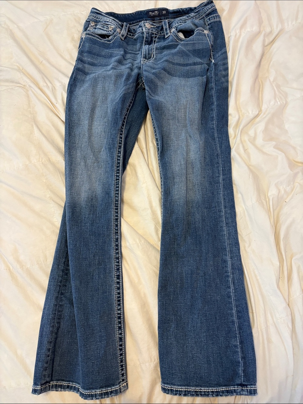 Miss Me Dark Blue Flare Jeans